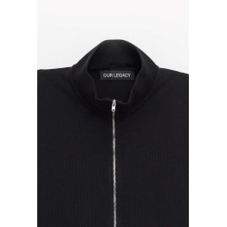 OUR LEGACY BLACK ATHLETIC SHRUNKEN FULLZIP JACKET